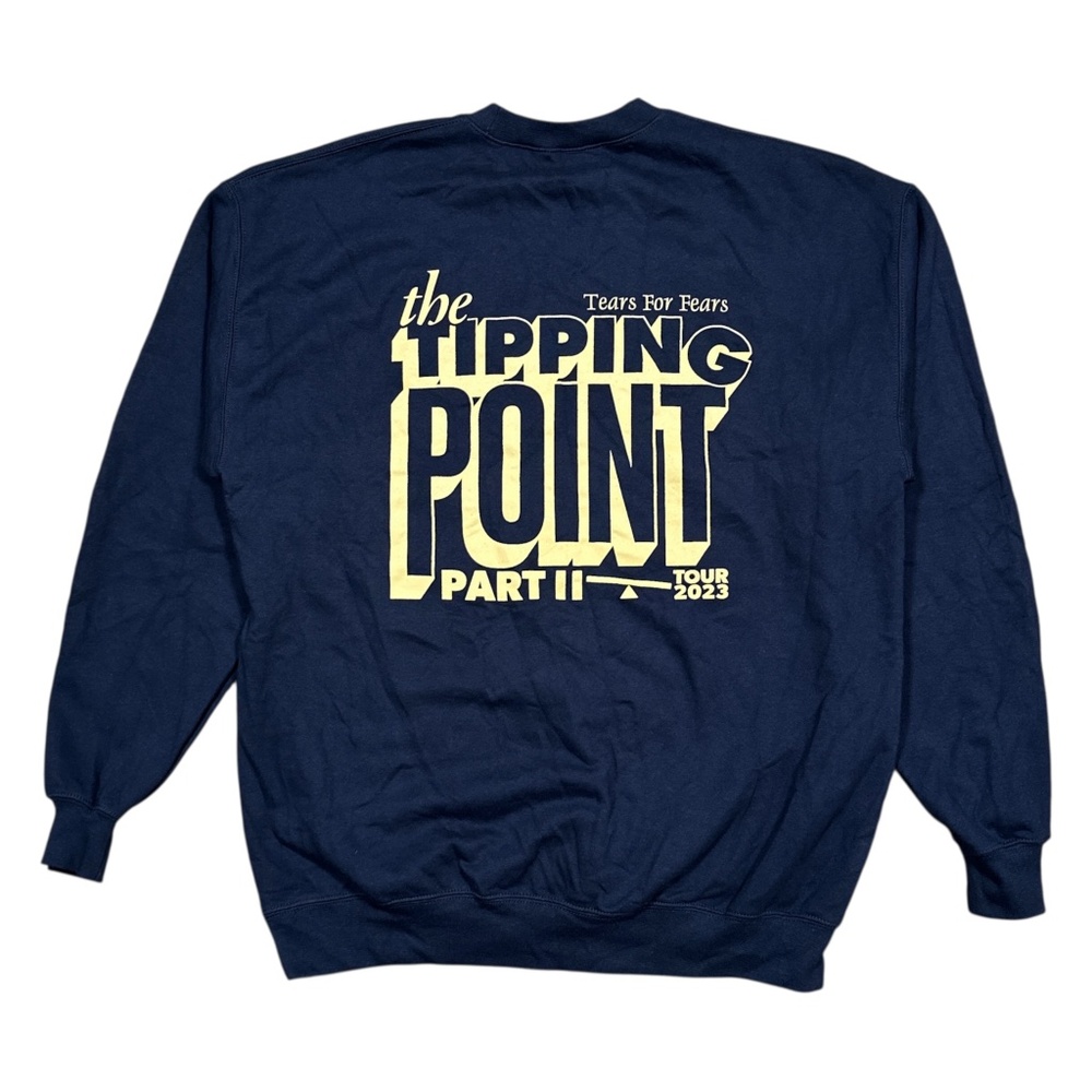 Tears for Fears The Tipping Point Part 2 Tour 2023 Band Sweatshirt Mens Large